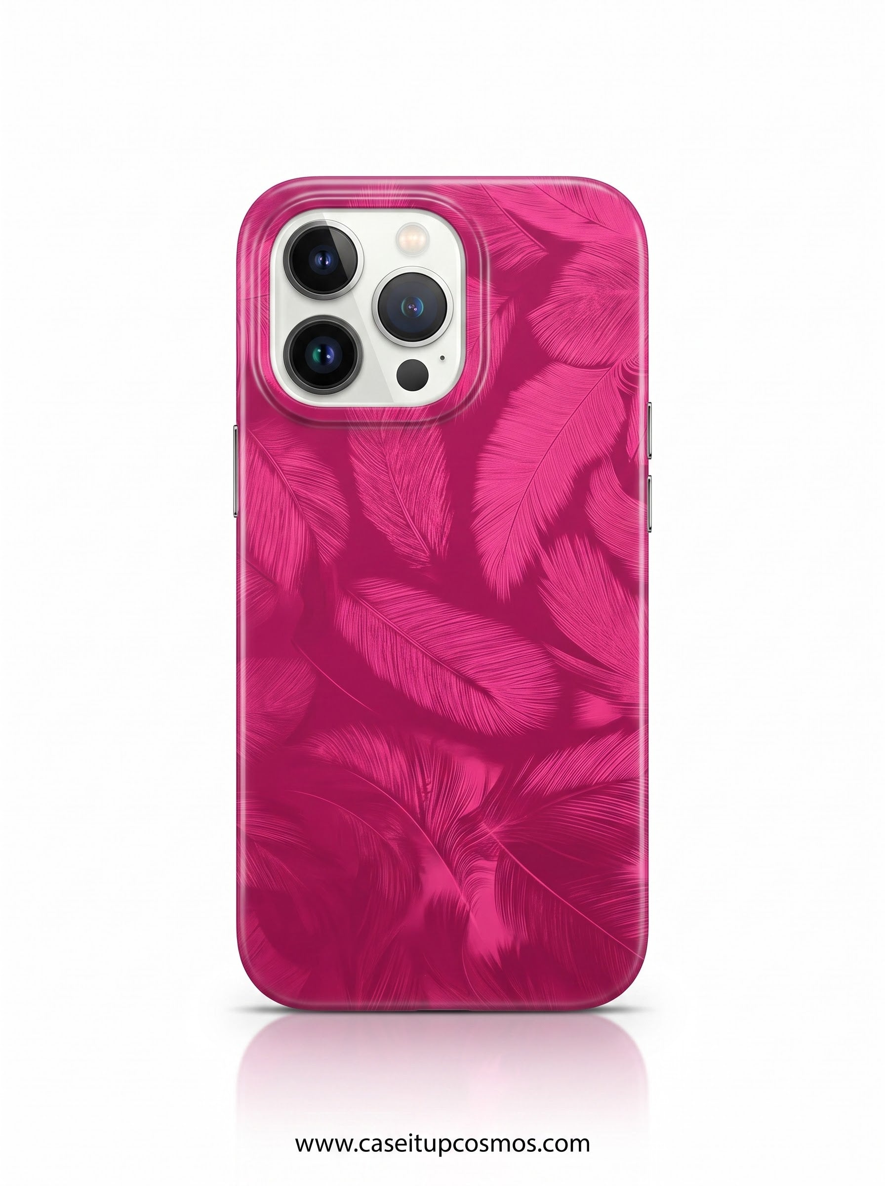 Feather Luxe Transparent Phone Case – Premium Shockproof Designer Cover