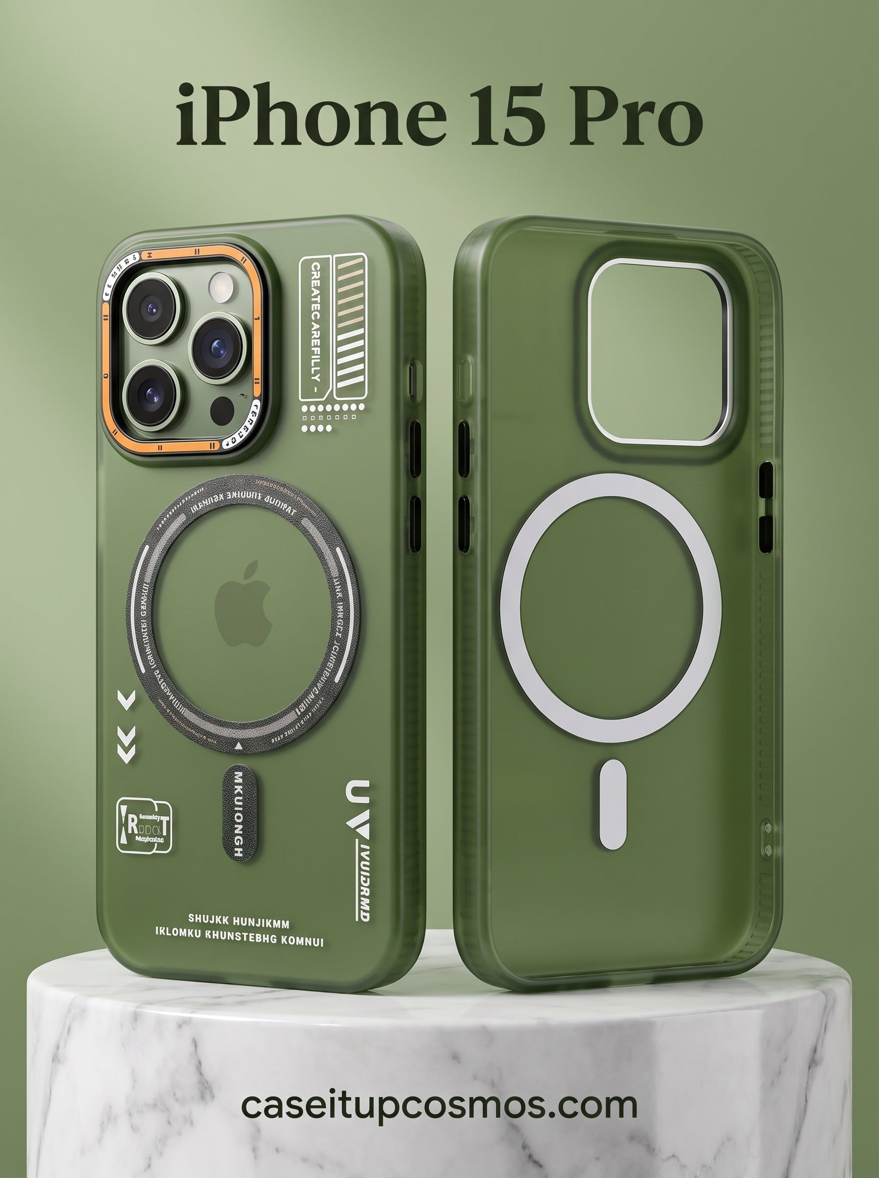 CyberMecha Industrial MagSafe Case with Contrast Camera Ring