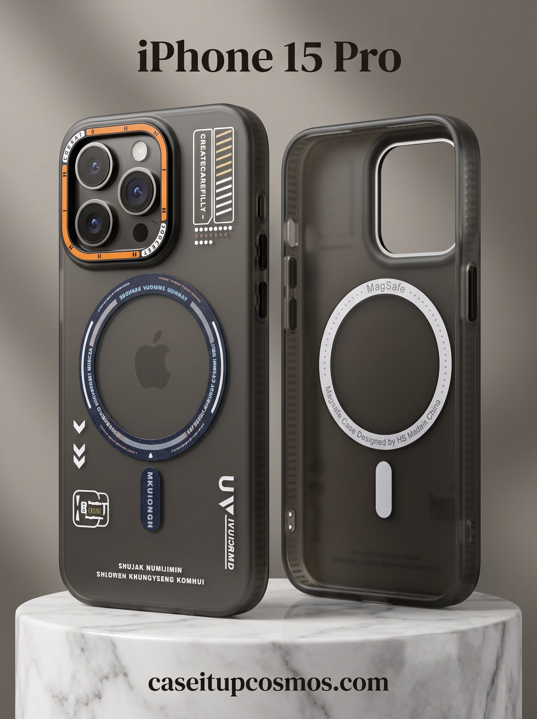 CyberMecha Industrial MagSafe Case with Contrast Camera Ring