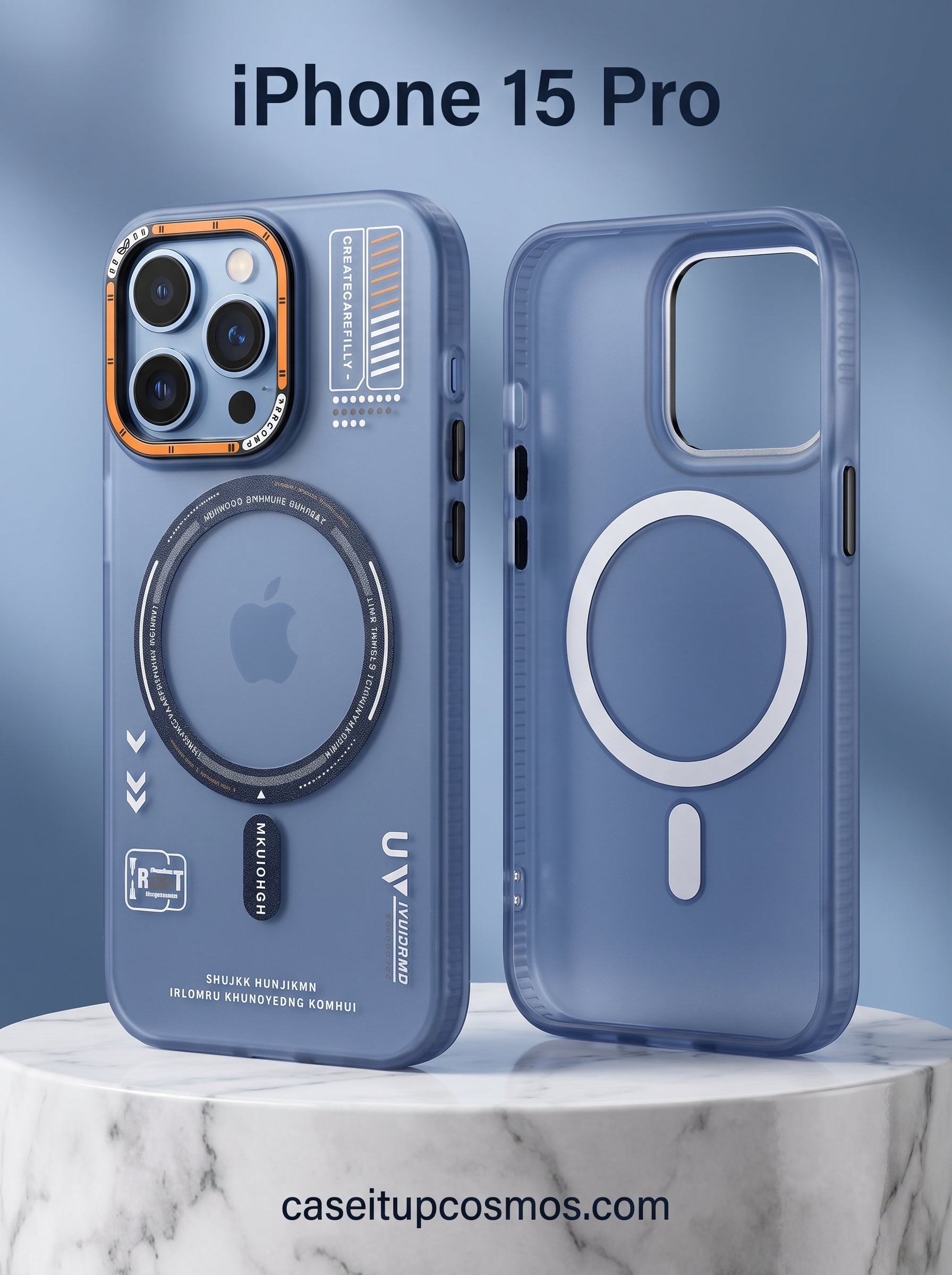 CyberMecha Industrial MagSafe Case with Contrast Camera Ring