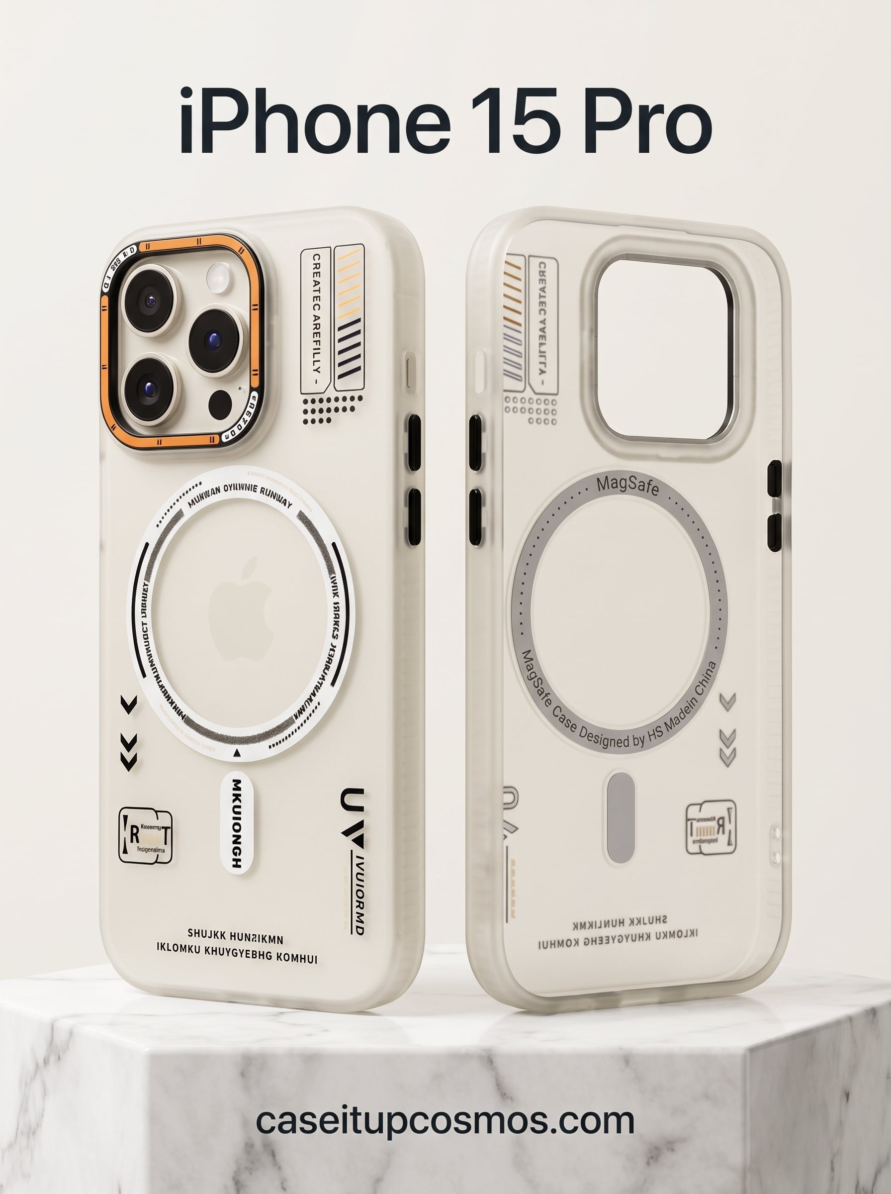 CyberMecha Industrial MagSafe Case with Contrast Camera Ring