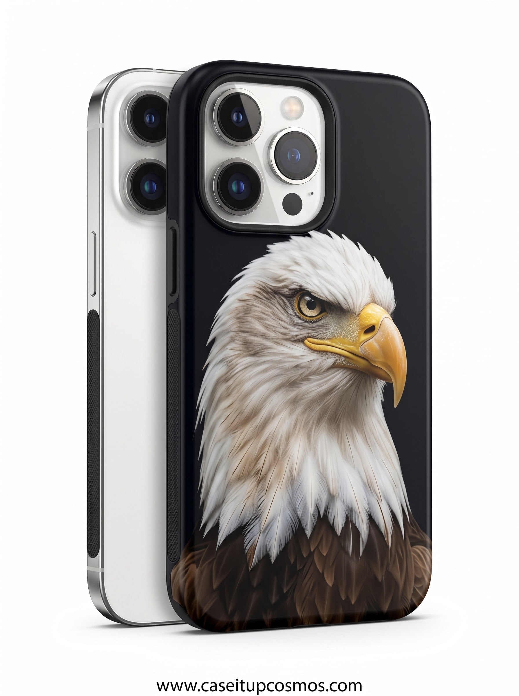Majestic Eagle Graphic Shockproof iPhone Cover | Raised Camera Guard