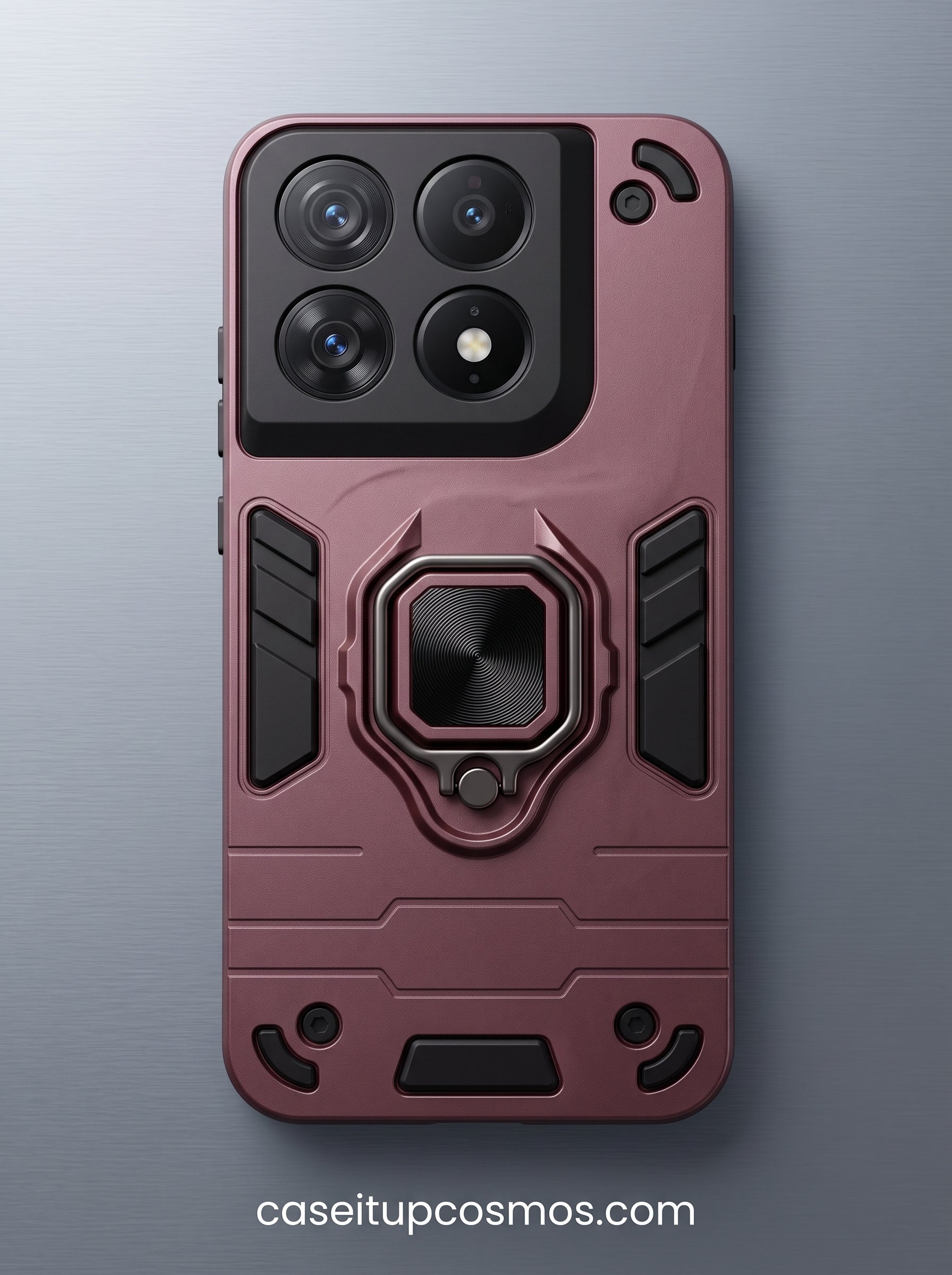 Cosmos Titan Armor Case | Rugged Protection with 120° Adjustable Ring Stand