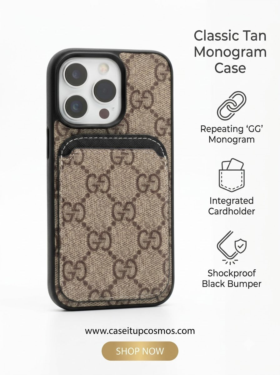 The Parisian Heritage Edition Monogram Cardholder Case for iPhone