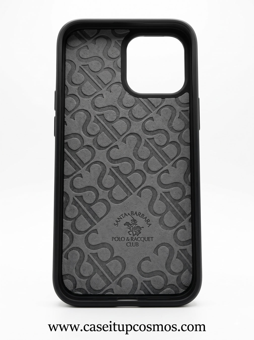 The Old Money Monochrome Edition Plaid Leather Case for iPhone