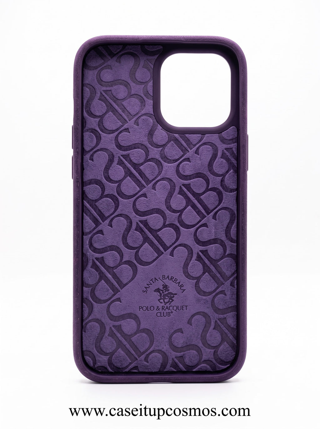 A Luxury Velvet Purple Corgi Dog Embroidery Case for iPhone | Suede Interior Bed