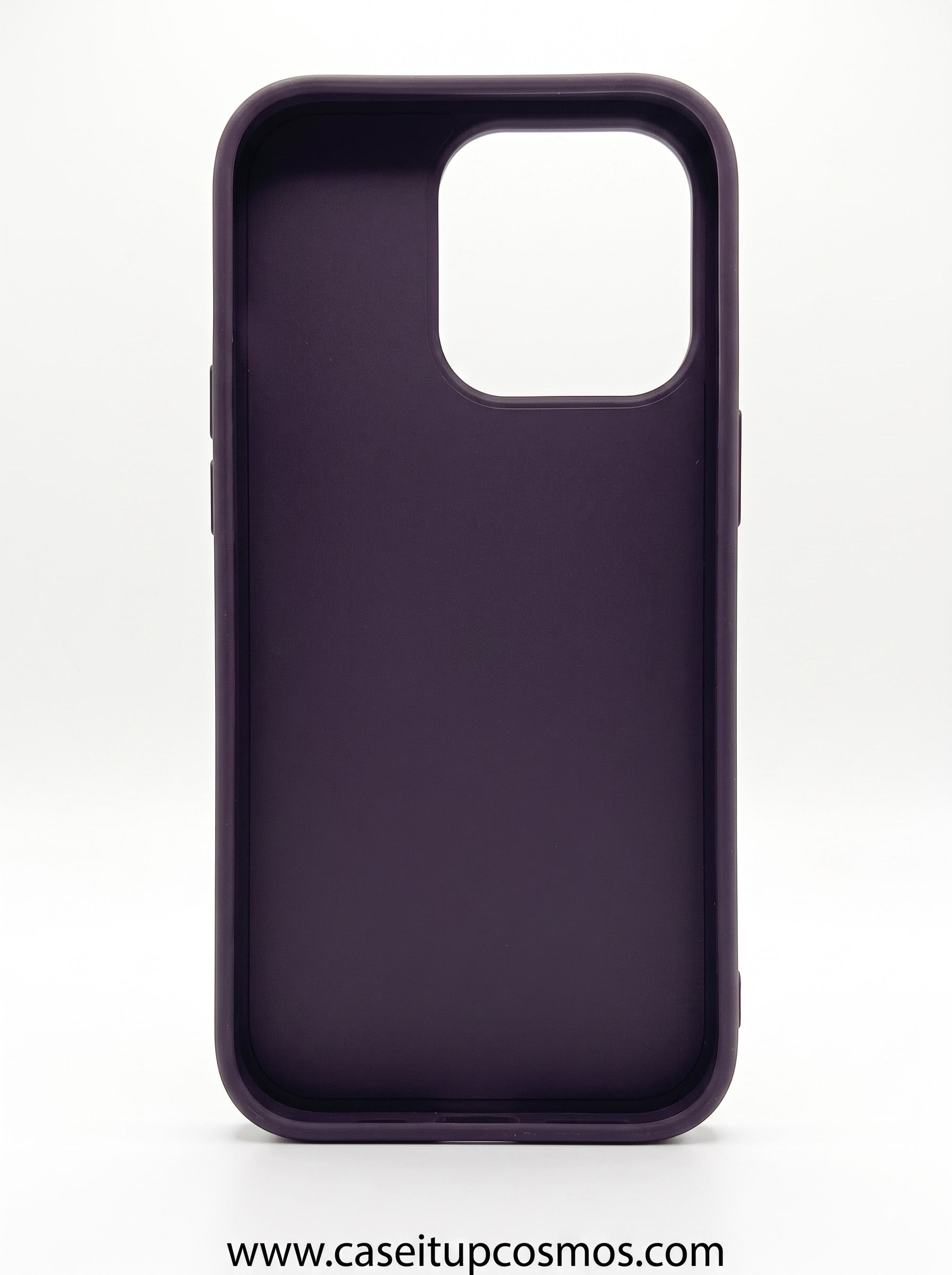 Motorsport Tricolor Stripe iPhone Cover with 3D Metallic Emblem | Indigo Purple