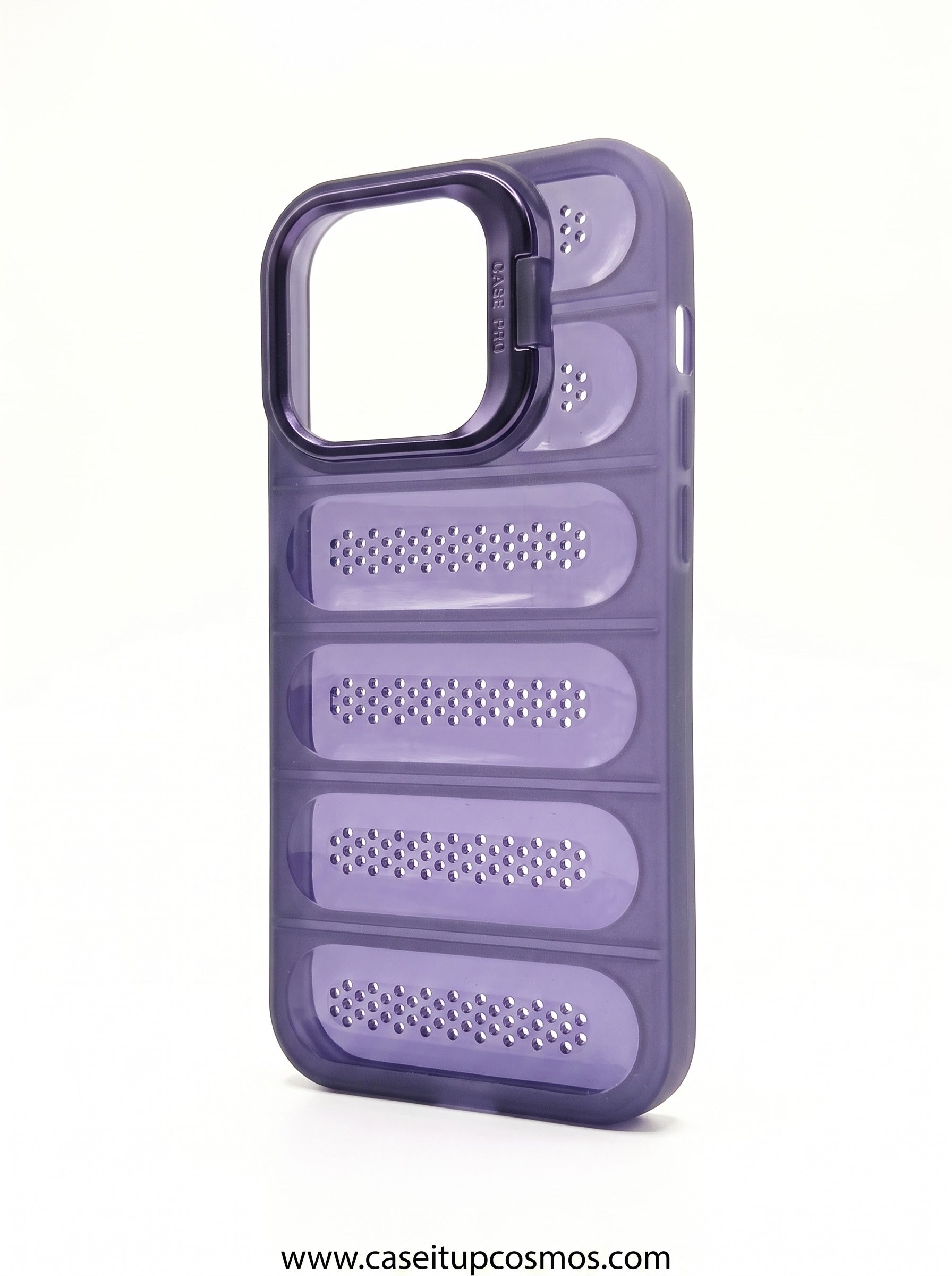 The Cyber-Cooling Armor MagSafe-Ready iPhone Case | 2-in-1 Lens Stand