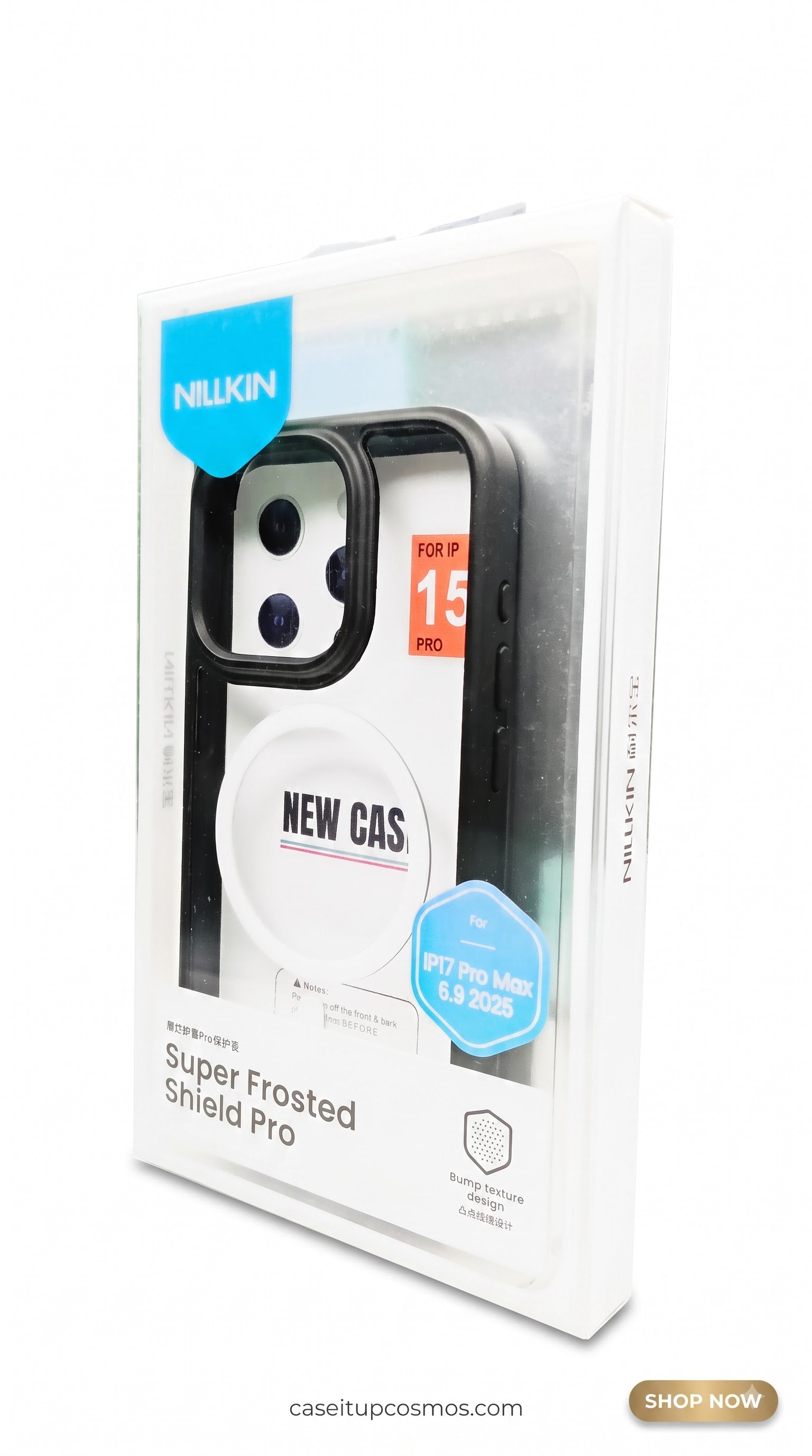 MagSafe Frosted Clear Case with Premium Metal Camera Frame for iPhone | Crystal Clear Shockproof Cover