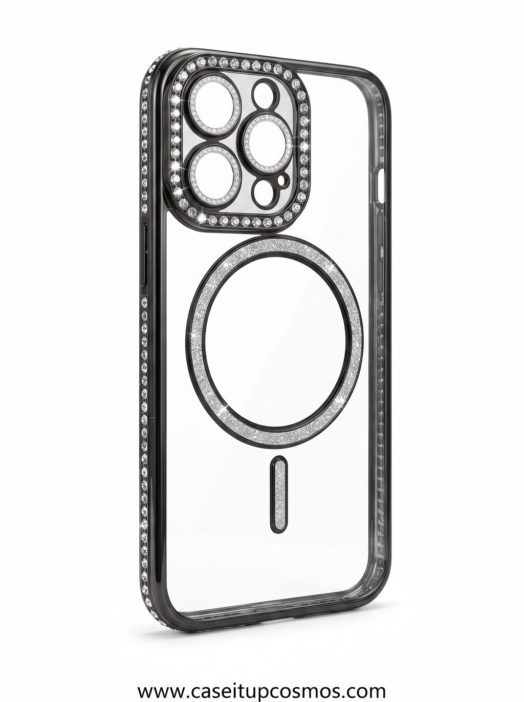 Cosmos™ Electroplated Diamond Sparkle MagSafe iPhone Case | Raised Lens Armor