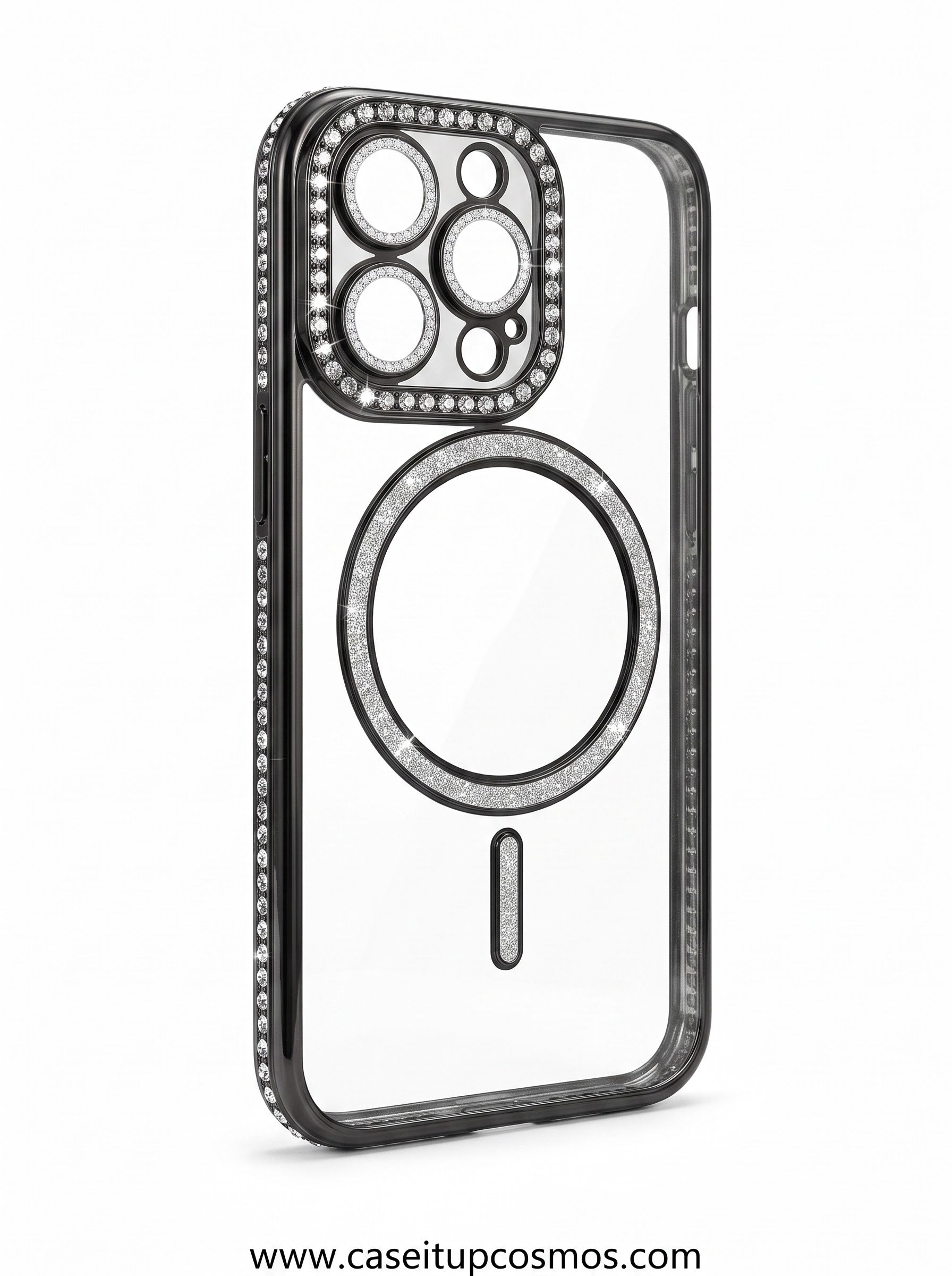 Cosmos™ Electroplated Diamond Sparkle MagSafe iPhone Case | Raised Lens Armor