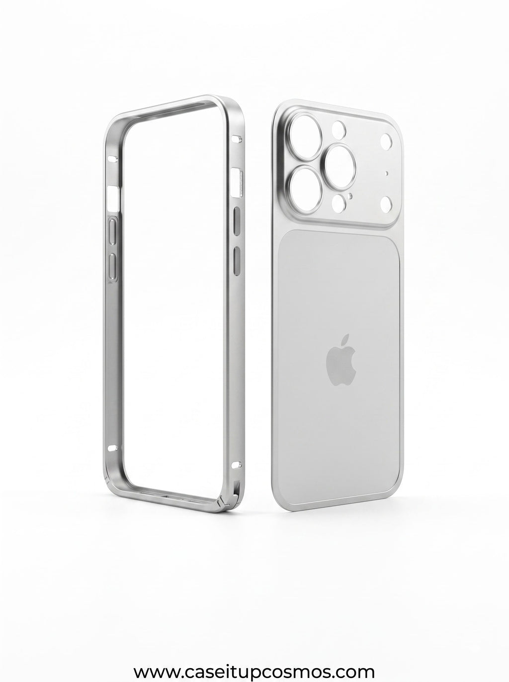 Cosmos™ Titanium AG Glass Metal Bumper Case | Integrated Camera Visor