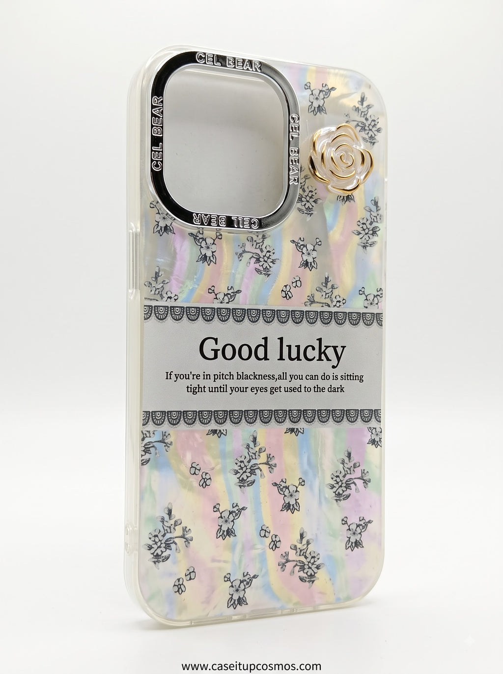 Garden Luxe™ Holographic Floral Case – Luxury Protective Phone Cover