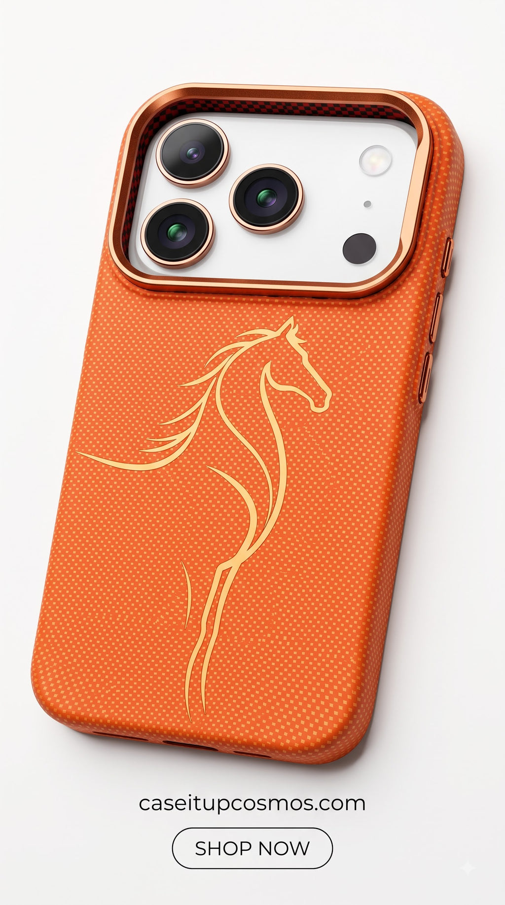 DYNAMYK Woven Stallion Luxury Case – Metallic Camera Shield Series