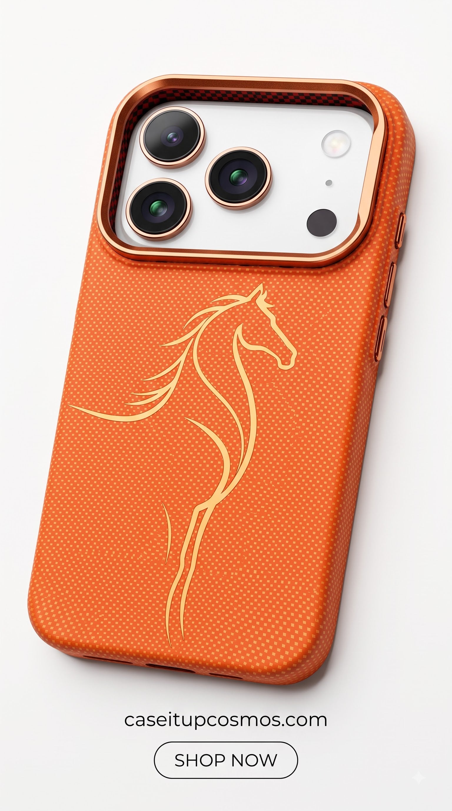 DYNAMYK Woven Stallion Luxury Case – Metallic Camera Shield Series