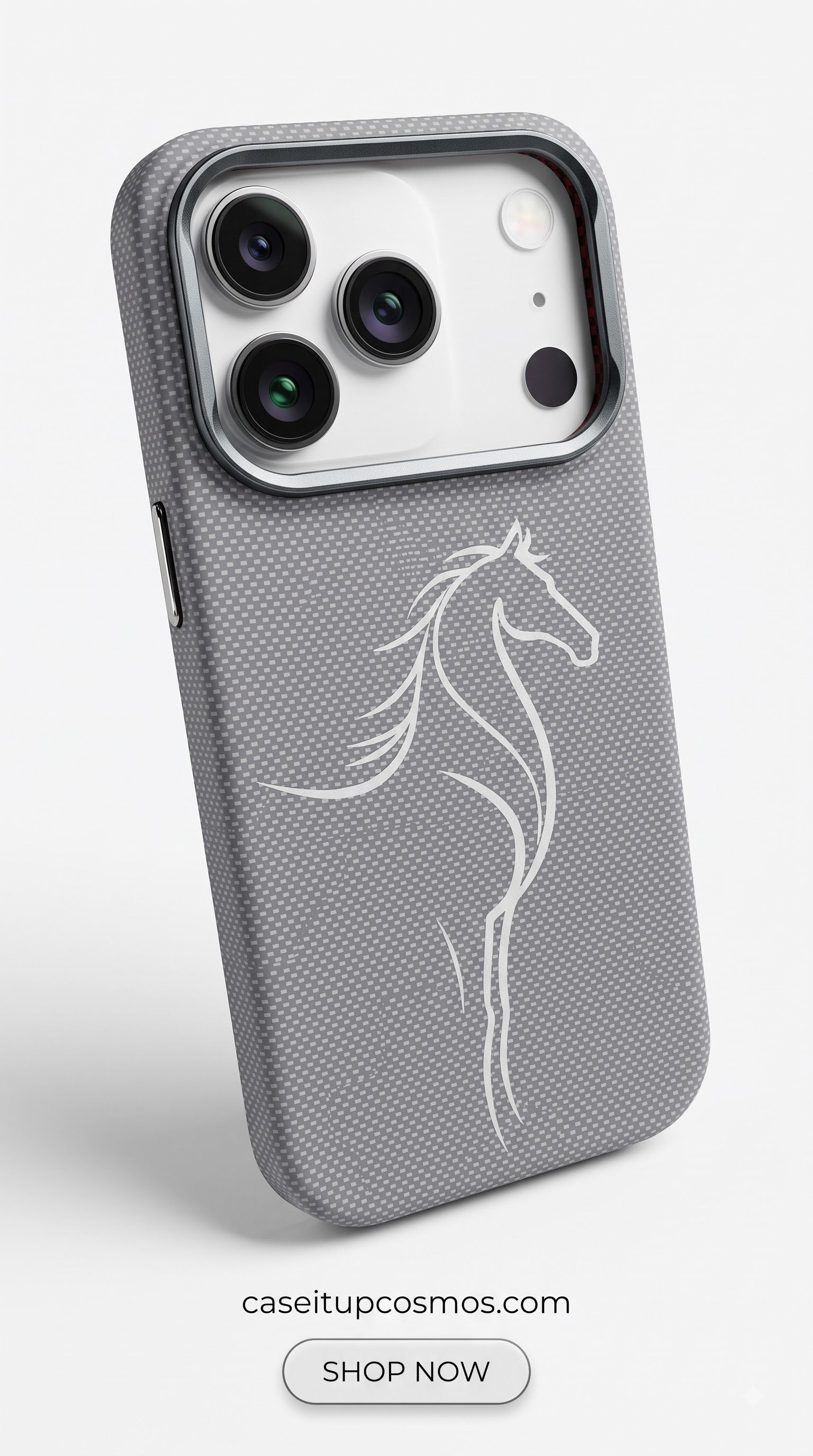 DYNAMYK Woven Stallion Luxury Case – Metallic Camera Shield Series