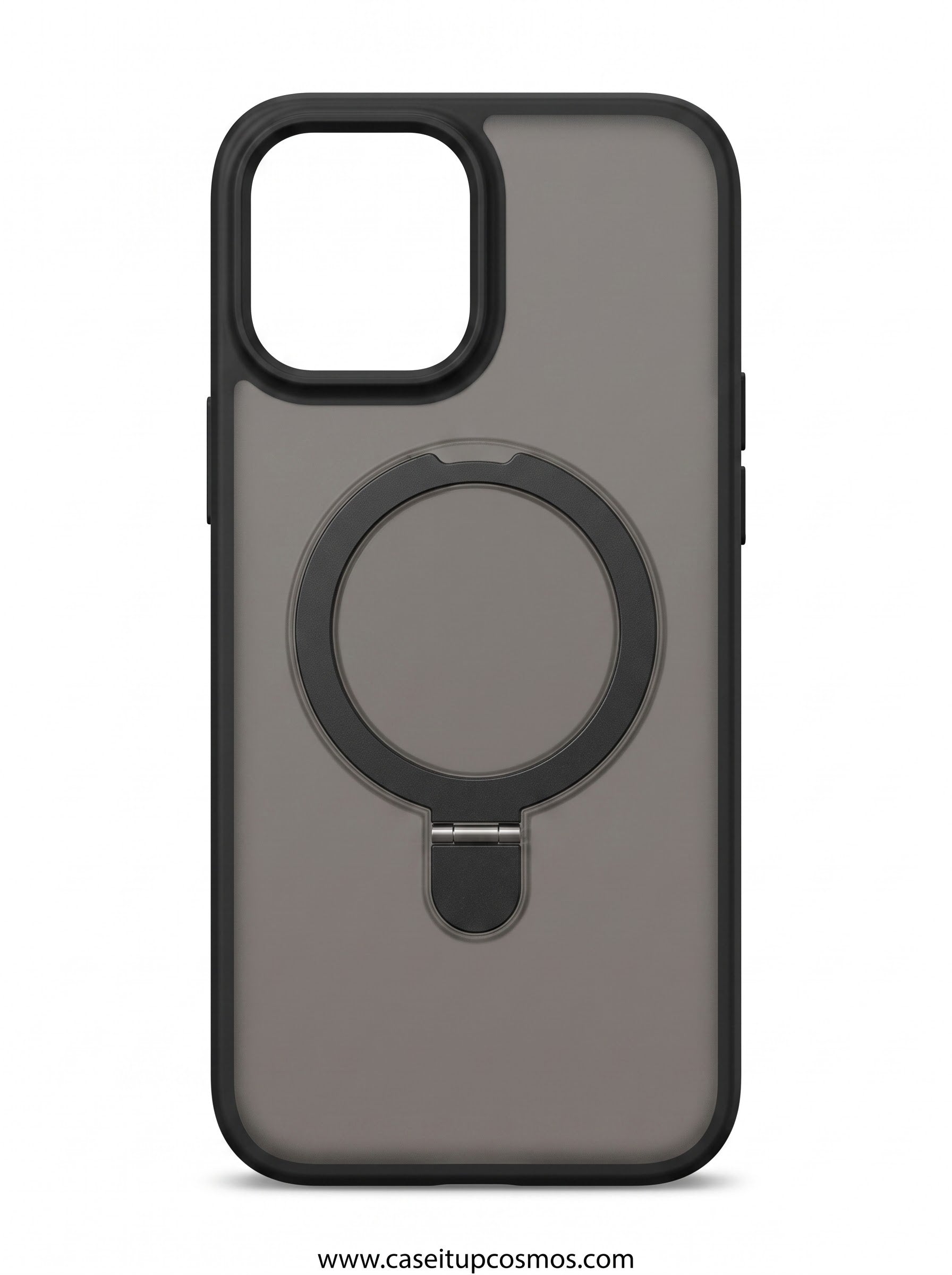 Cosmos™ Frosted Matte MagSafe Ring Stand iPhone Case | Includes 3x Lens Protectors