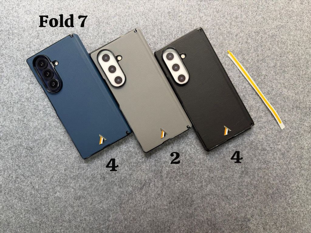 Premium Leather Texture Case for Samsung Fold