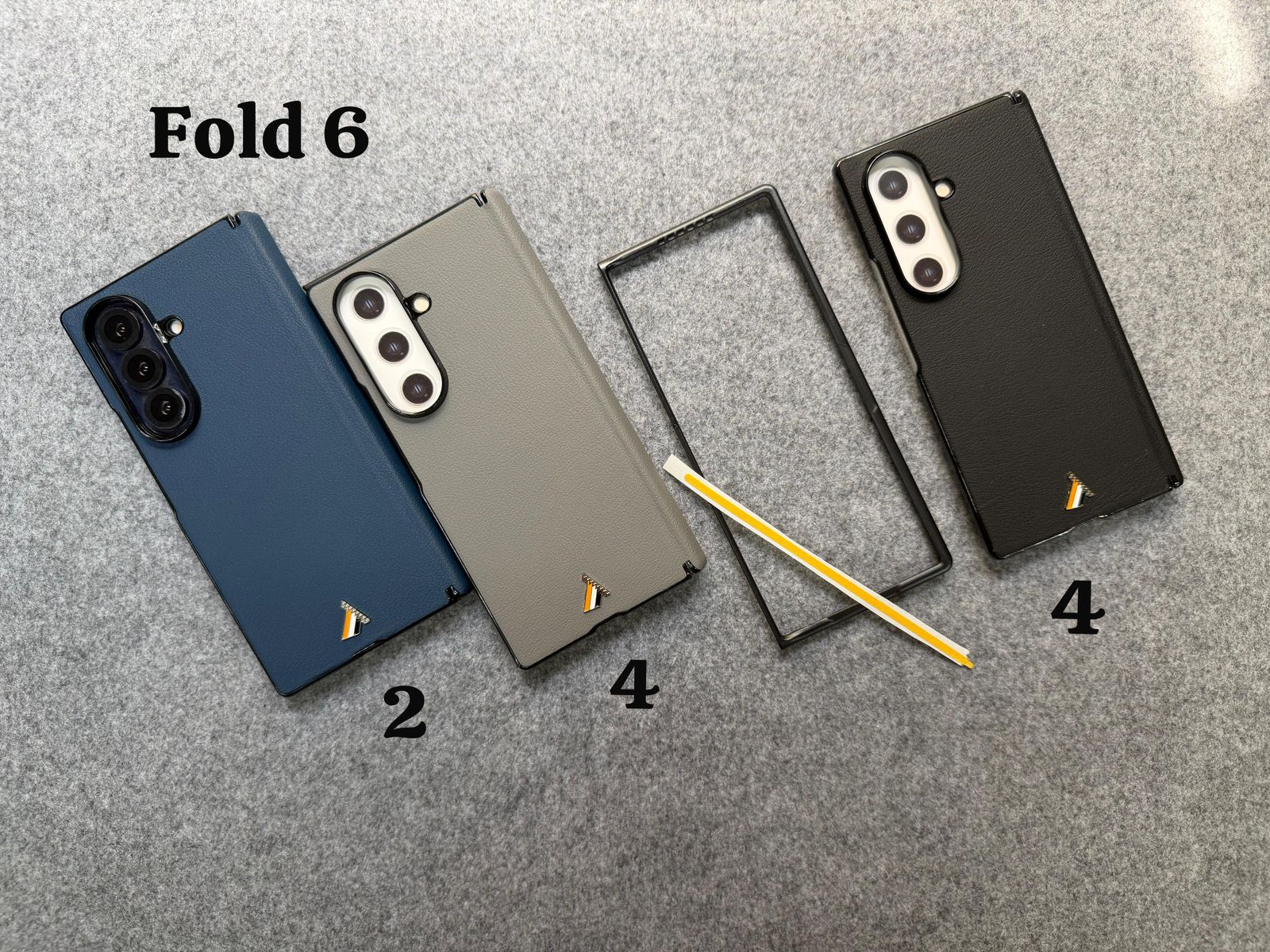 Premium Leather Texture Case for Samsung Fold