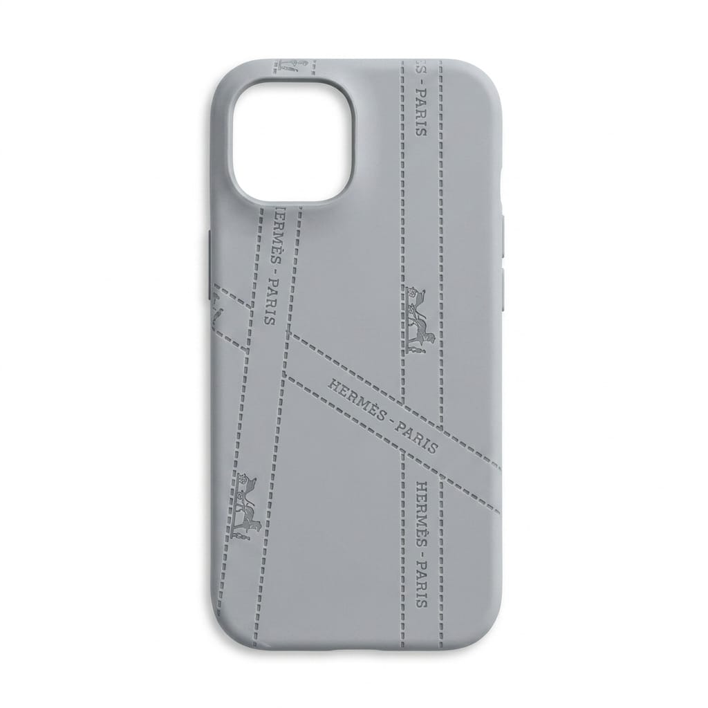 Luxury Black Leather iPhone Case