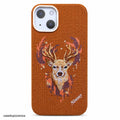 Premium Embroidered Deer Design Phone Case