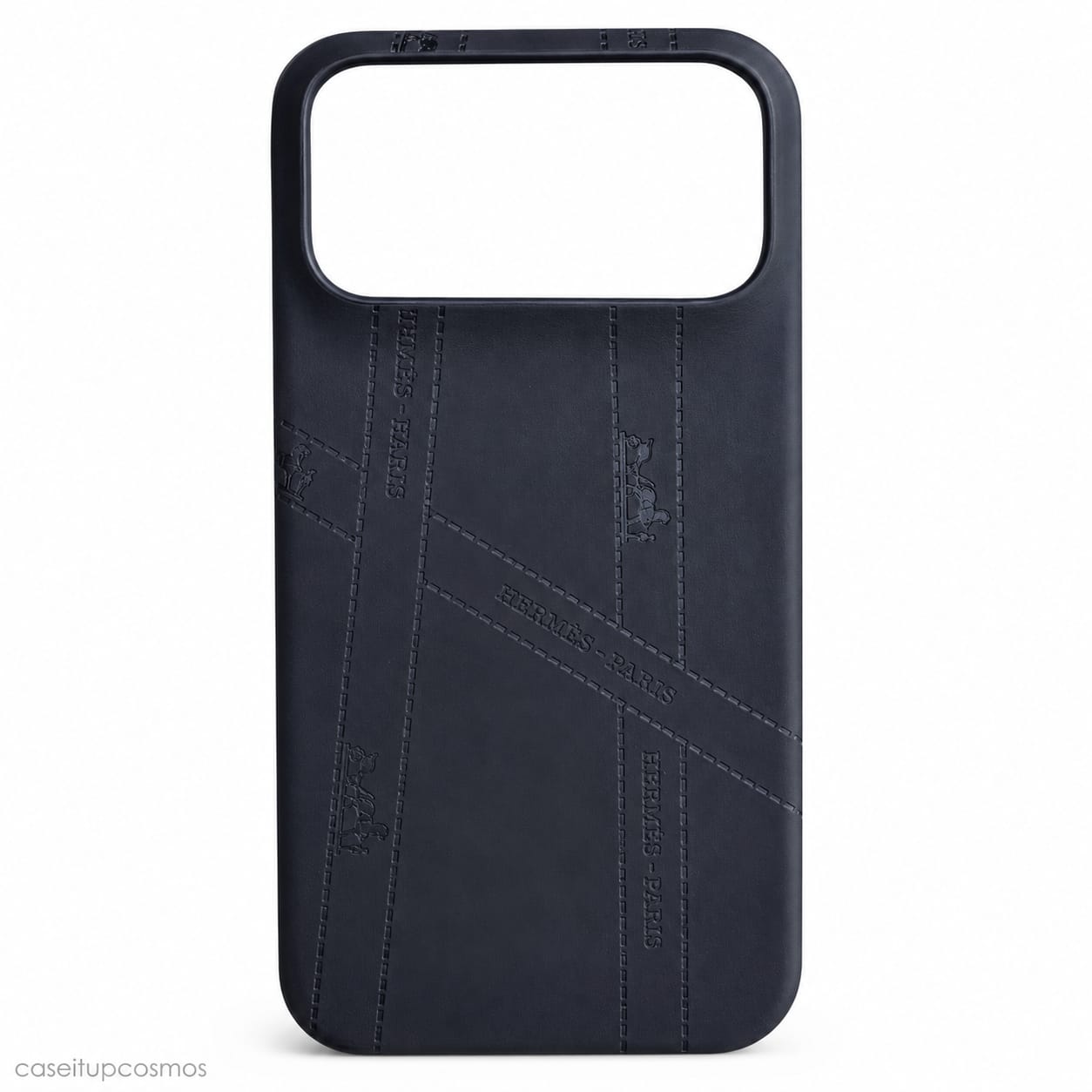 Luxury Black Leather iPhone Case