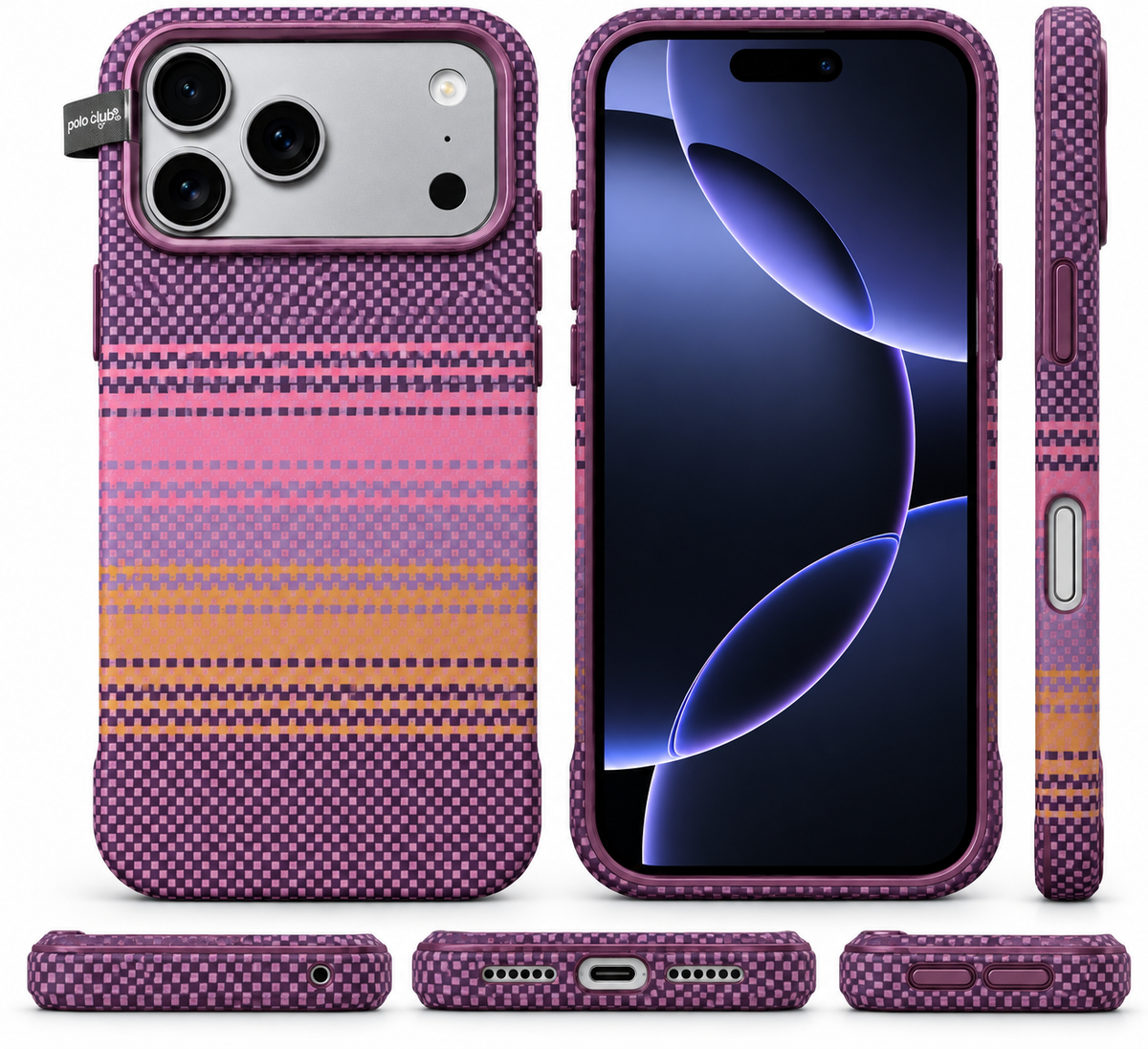 Todamall patterned iPhone case on silver iPhone 18 Pro Max