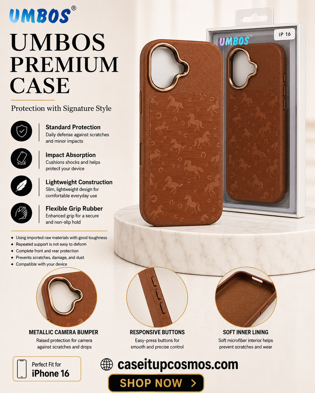 The UMBOS Heritage Edition: Ultimate Luxury meets Heavy-Duty Protection