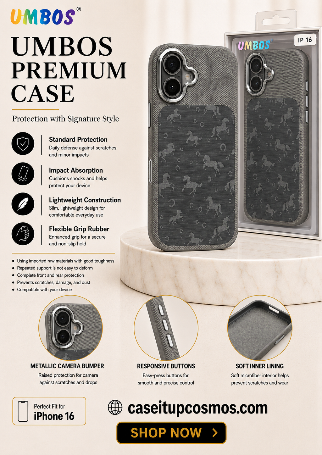 The UMBOS Heritage Edition: Ultimate Luxury meets Heavy-Duty Protection