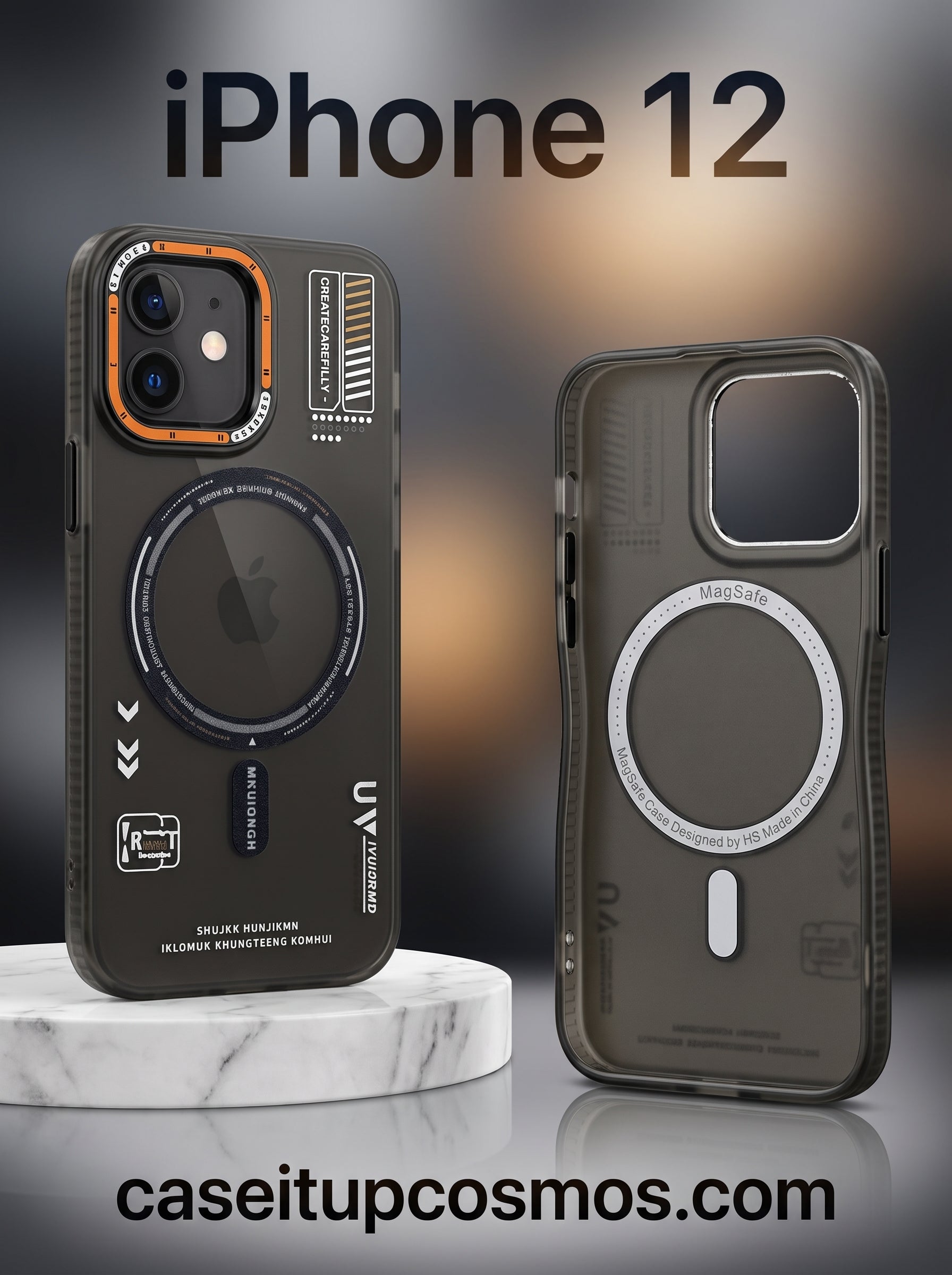 CyberMecha Industrial MagSafe Case with Contrast Camera Ring