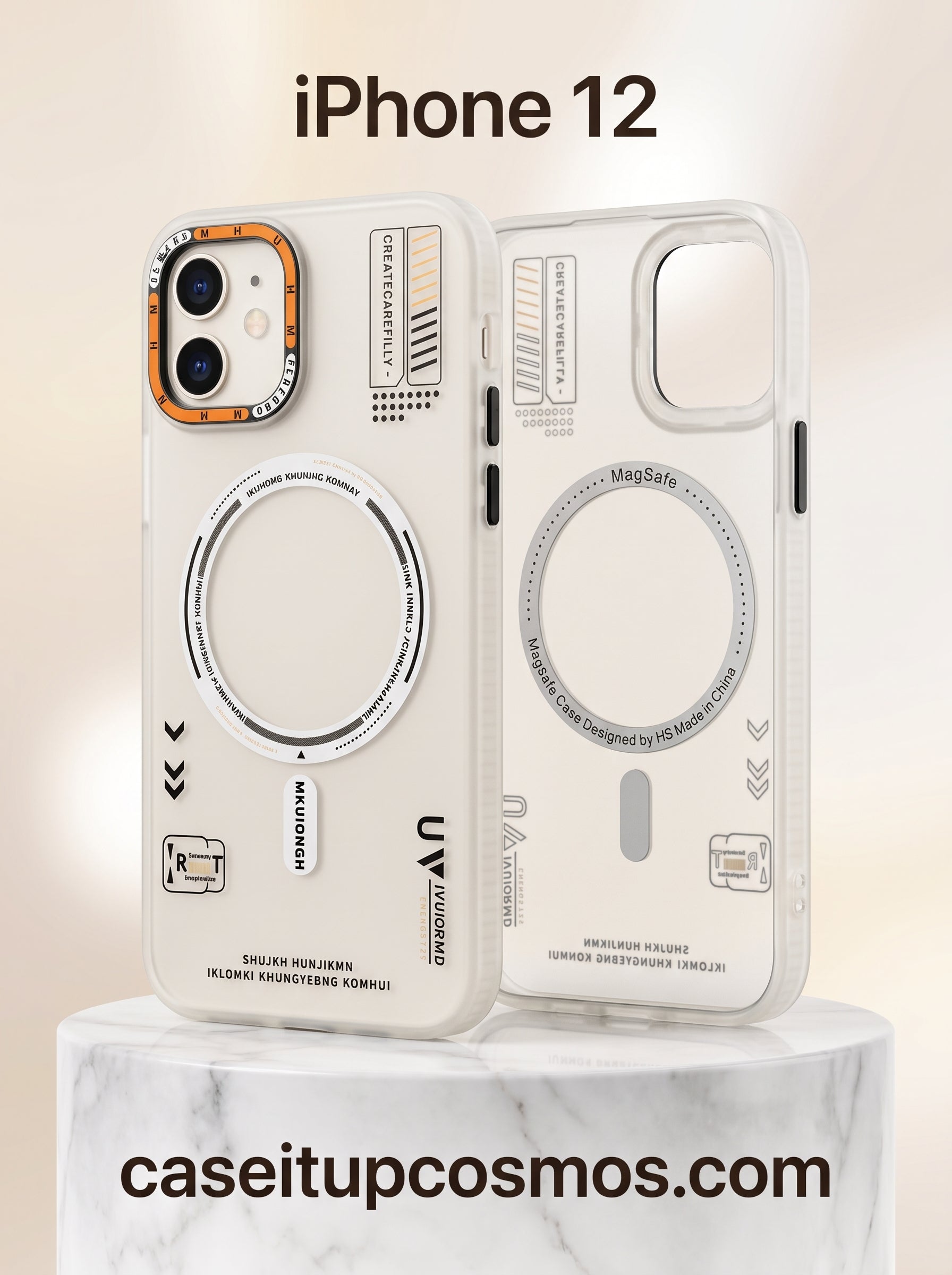 CyberMecha Industrial MagSafe Case with Contrast Camera Ring