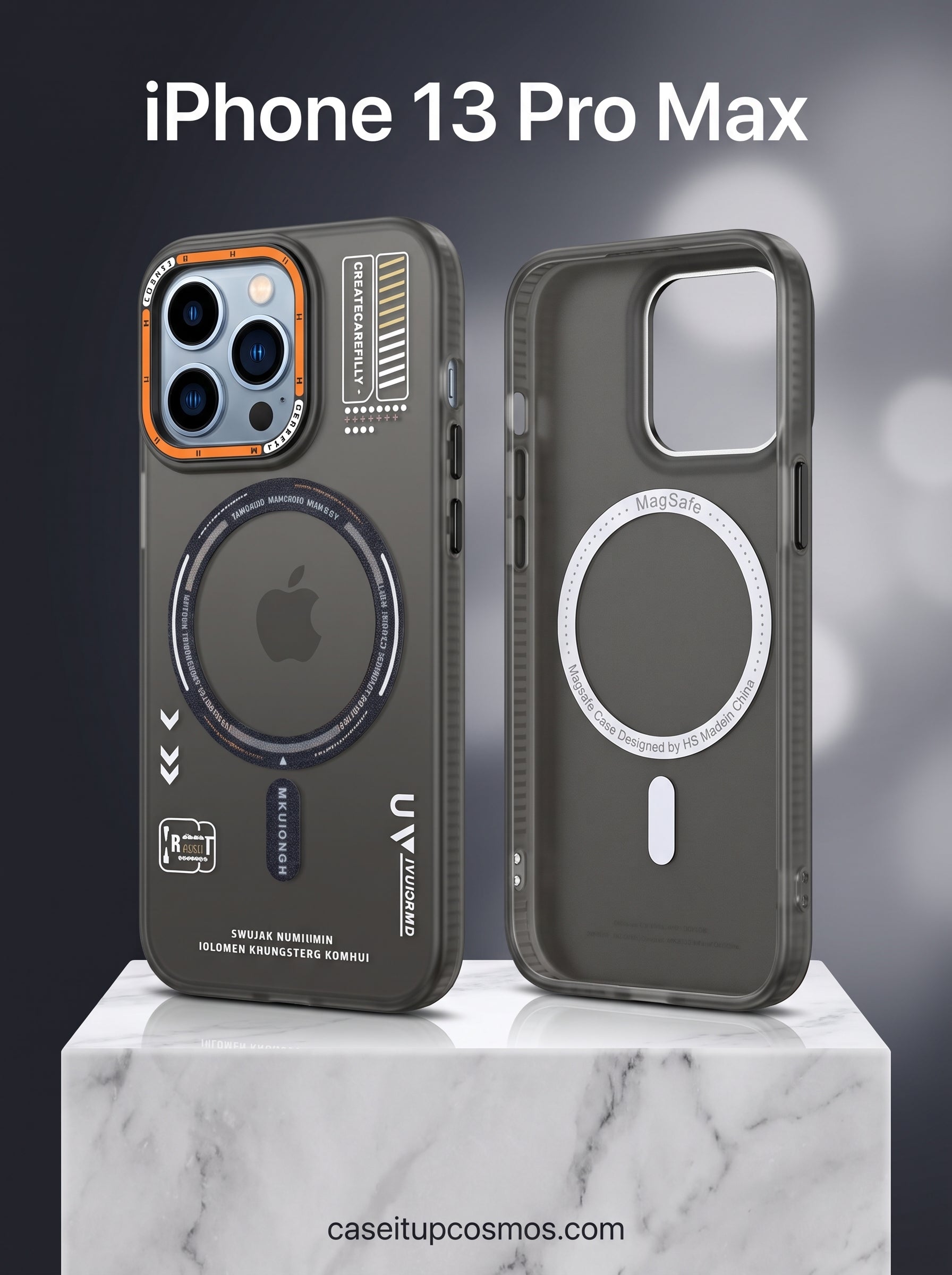 CyberMecha Industrial MagSafe Case with Contrast Camera Ring