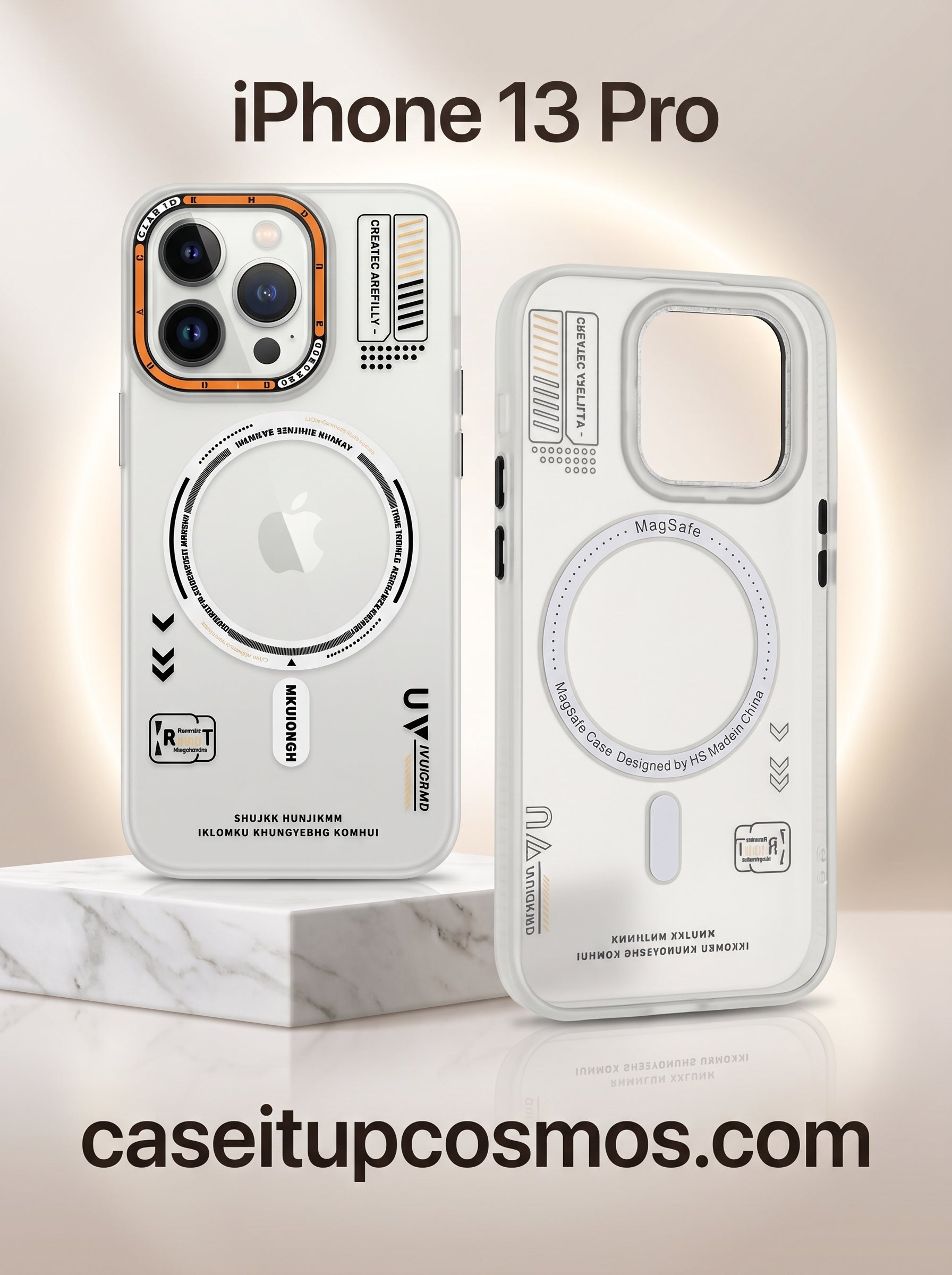 CyberMecha Industrial MagSafe Case with Contrast Camera Ring