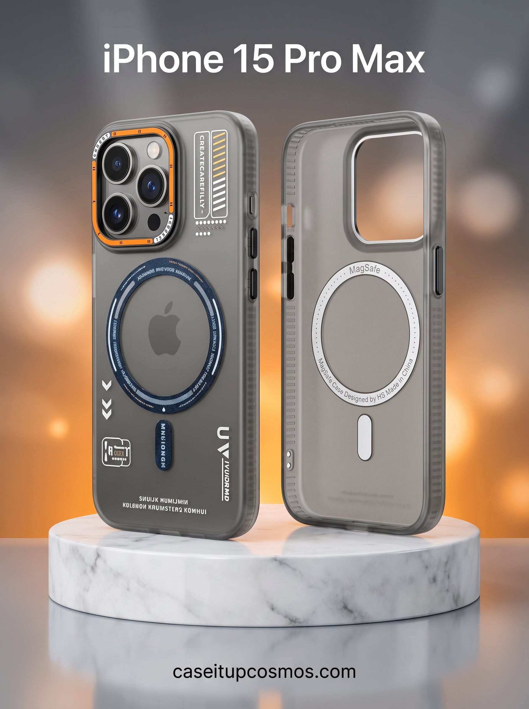 CyberMecha Industrial MagSafe Case with Contrast Camera Ring