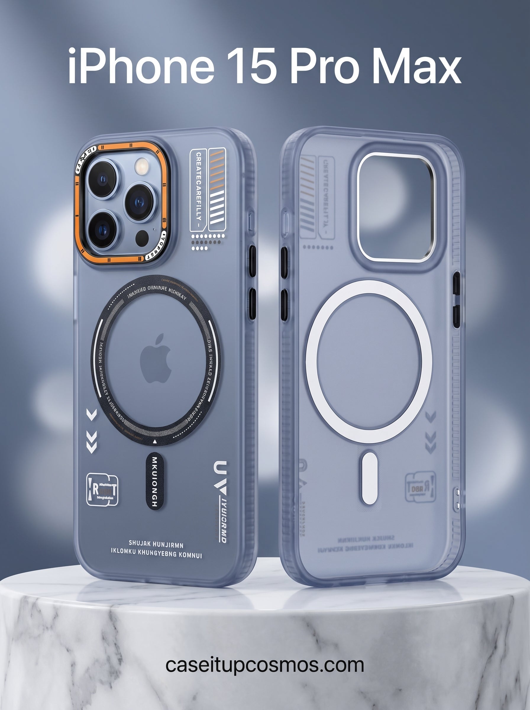 CyberMecha Industrial MagSafe Case with Contrast Camera Ring
