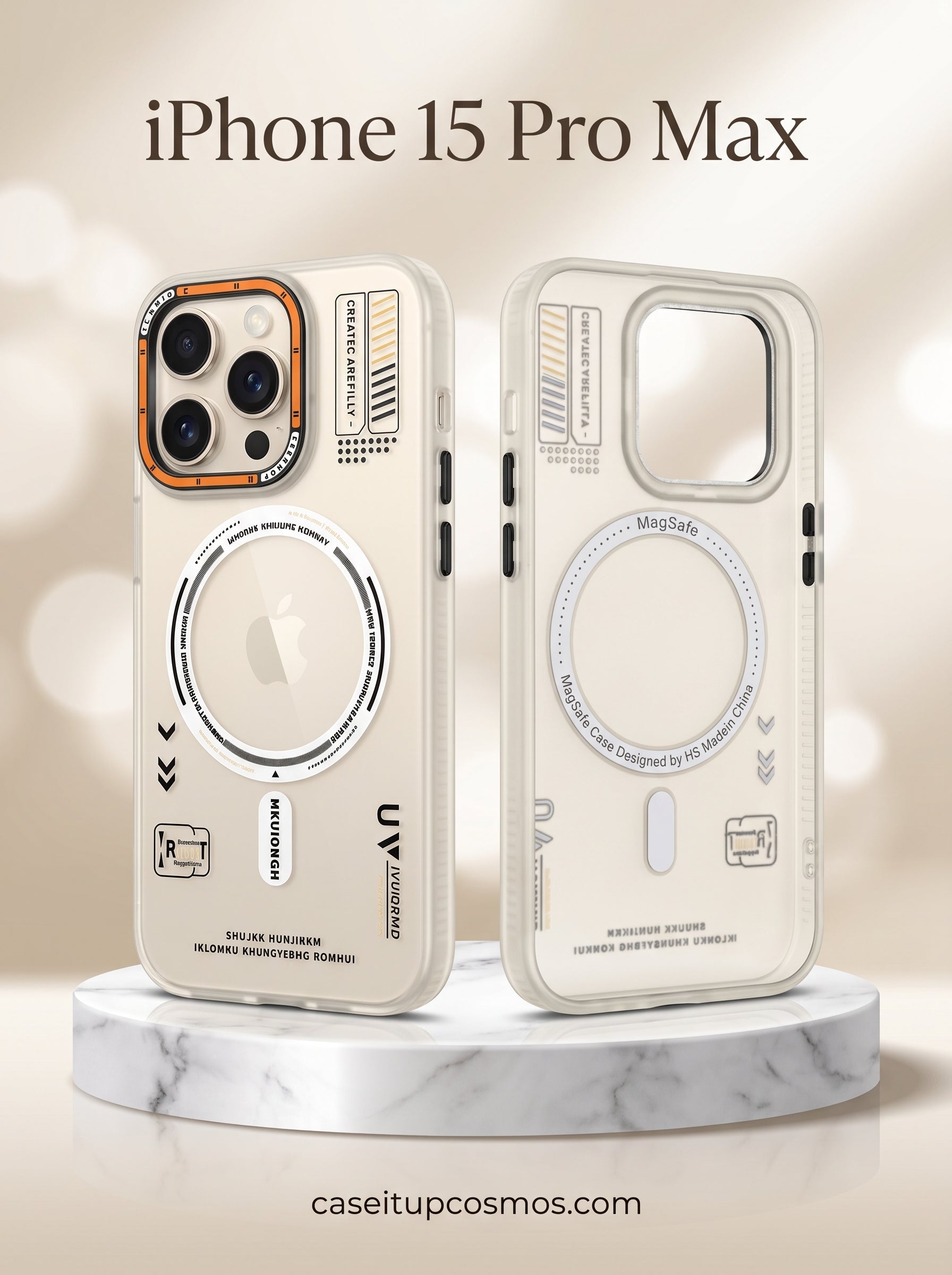 CyberMecha Industrial MagSafe Case with Contrast Camera Ring