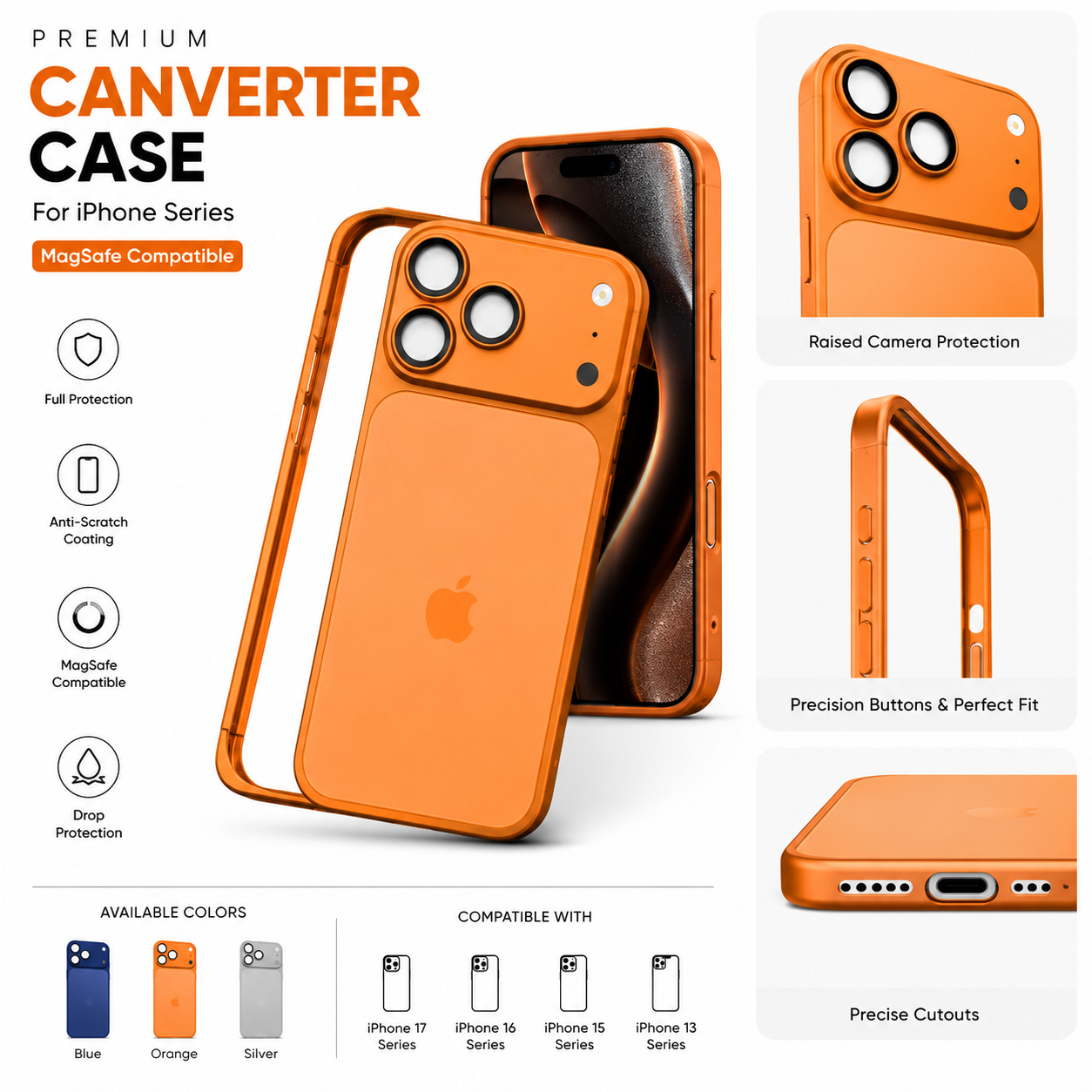 17 Pro / Pro Max Converter Case for iPhone