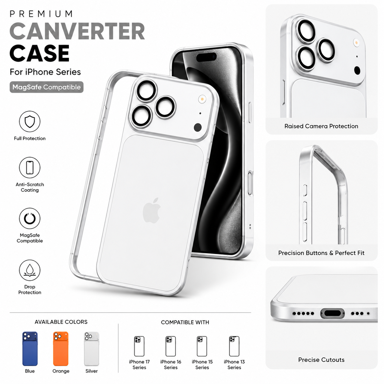 17 Pro / Pro Max Converter Case for iPhone