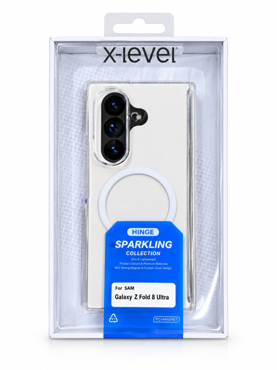 X-Level clear case for Samsung Galaxy Z Fold 8 Ultra
